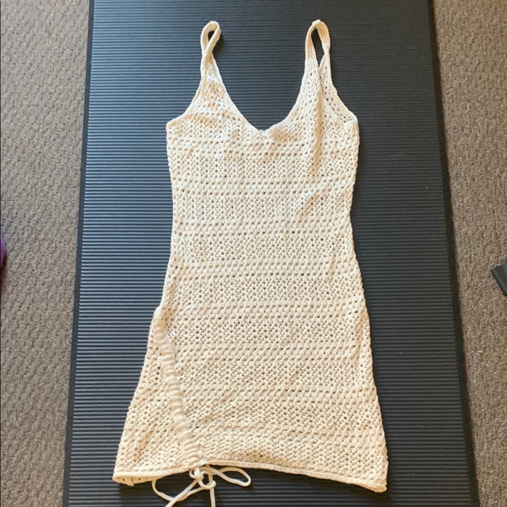 Emory Park Cream Crochet Dress